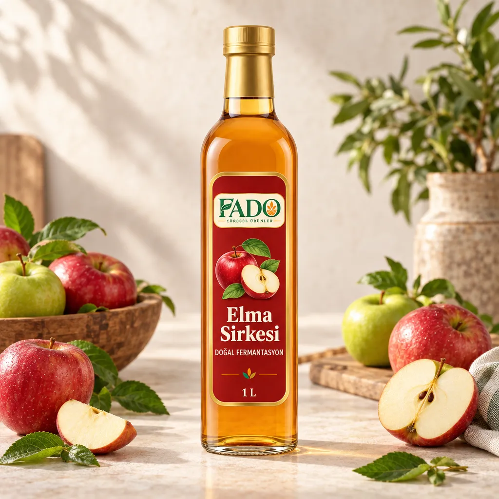 FADO Elma Sirkesi 1 L - Görsel 1