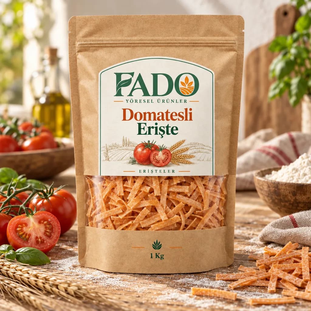 FADO Domatesli Erişte 1 Kg - Görsel 1