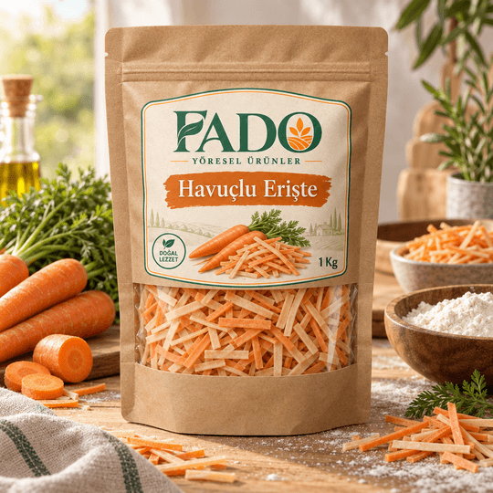 FADO Havuçlu Erişte 1 Kg