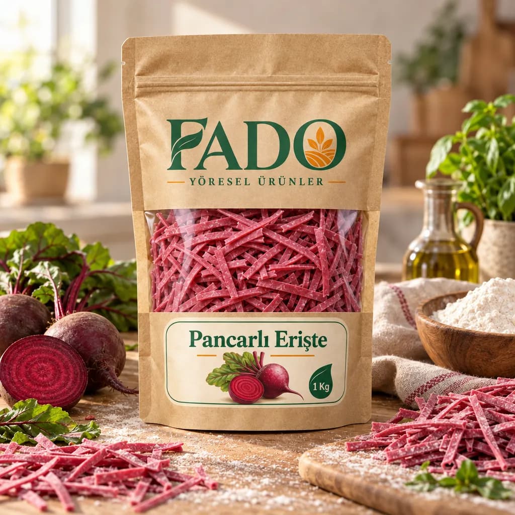 FADO Pancarlı Erişte 1 Kg - Görsel 1
