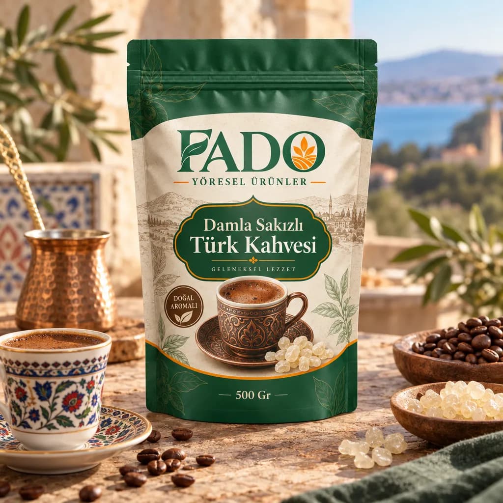 FADO Damla Sakızlı Türk Kahvesi 500 Gr - Görsel 1