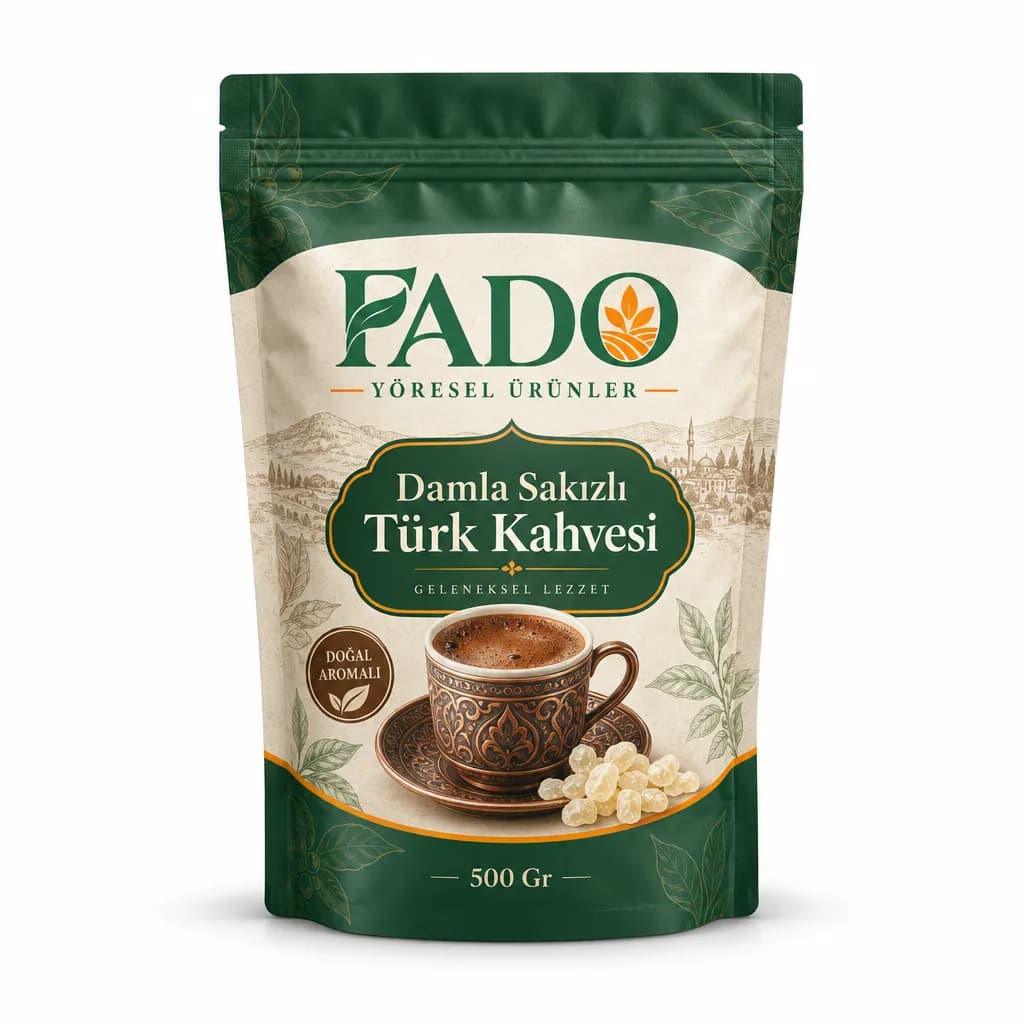 FADO Damla Sakızlı Türk Kahvesi 500 Gr - Görsel 2