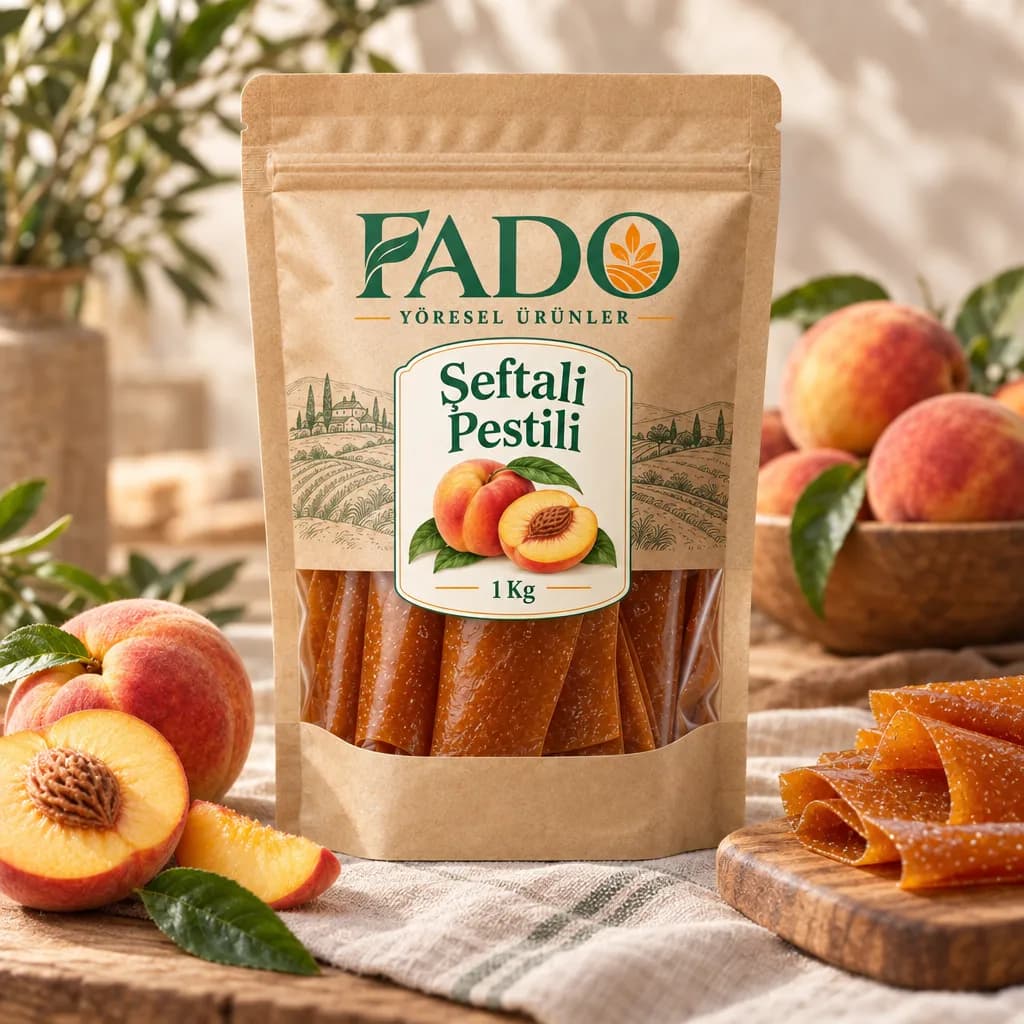 FADO Şeftali Pestili 1 Kg - Görsel 1