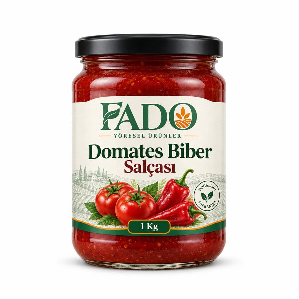 FADO Domates Biber Salçası 1 Kg - Görsel 2